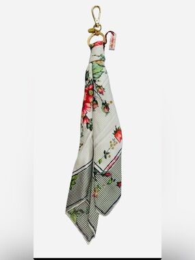 Johnny Was 100% Silk Zoila Twilly / Bag Charm / Key Chain / Scarf